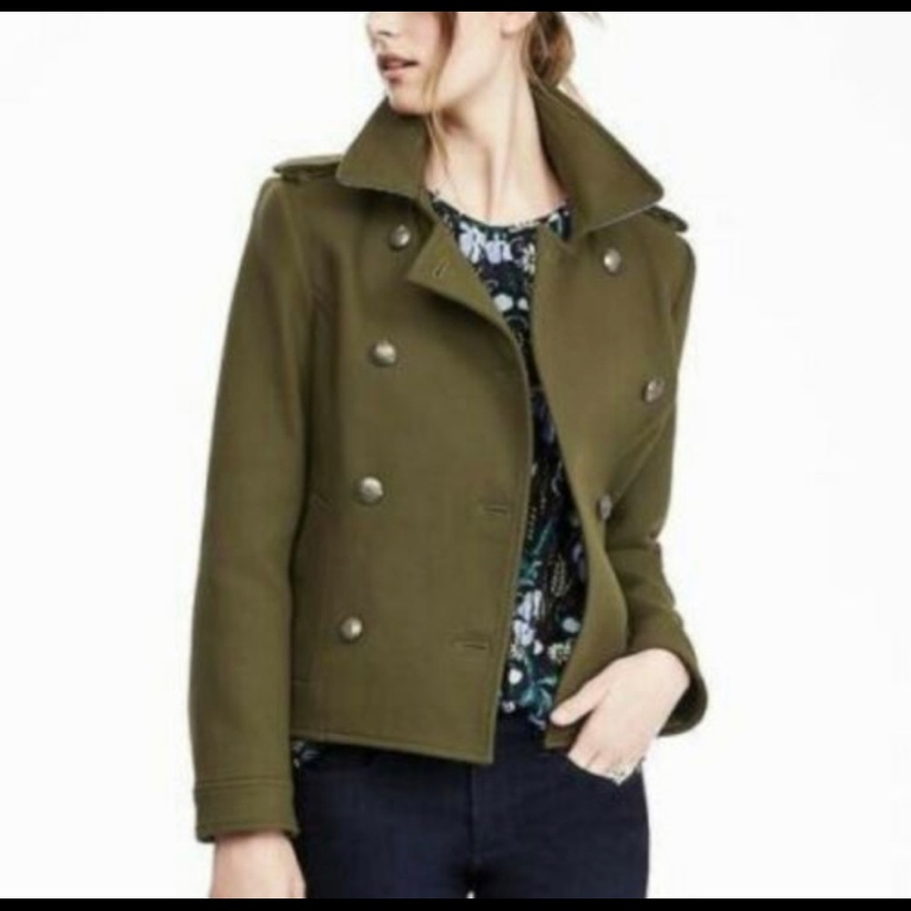 Banana Republic forest green blazer jacket